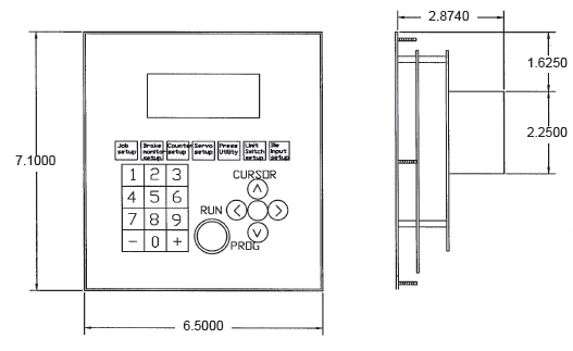PressCam 8 Junior Front Panel Mount