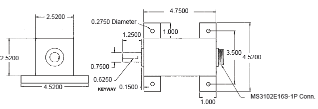 Resolver Transducer Dimensions